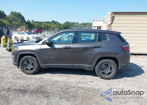 2018 Jeep Compass Sport Fwd из США, поврежденный, VIN 3C4NJCAB5JT489293